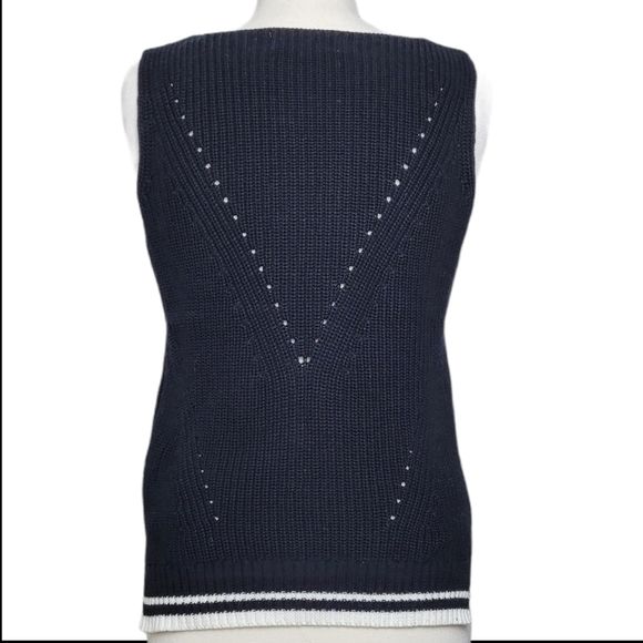 JOHN + JENN NICO IN CAVIAR Sweater Sleeveless - Picture 4 of 7